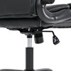 Kancelářské křeslo, houpací mechanismus, černá ekokůže, KA-Y344 BK