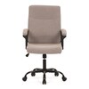 Kancelářské křeslo, houpací mechanismus, hnědá látka, KA-Y391 CRM2
