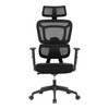 Kancelářská židle, synchronní mechanismus, černá síťovina, KA-Y358 BK