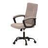 Kancelářské křeslo, houpací mechanismus, hnědá látka, KA-Y391 CRM2