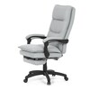 Kancelářské křeslo, synchronní mechanismus, stříbrná látka, KA-Y350 SIL