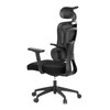 Kancelářská židle, synchronní mechanismus, černá síťovina, KA-Y358 BK