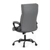 Kancelářské křeslo, houpací mechanismus, šedá ekokůže, KA-Y346 GREY