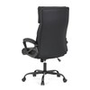 Kancelářské křeslo, houpací mechanismus, černá ekokůže, KA-Y346 BK