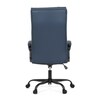 Kancelářské křeslo, houpací mechanismus, modrá ekokůže, KA-Y346 BLUE