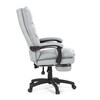 Kancelářské křeslo, synchronní mechanismus, stříbrná látka, KA-Y350 SIL