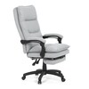 Kancelářské křeslo, synchronní mechanismus, stříbrná látka, KA-Y350 SIL
