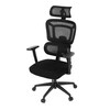 Kancelářská židle, synchronní mechanismus, černá síťovina, KA-Y358 BK