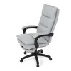 Kancelářské křeslo, synchronní mechanismus, stříbrná látka, KA-Y350 SIL