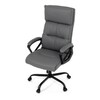 Kancelářské křeslo, houpací mechanismus, šedá ekokůže, KA-Y346 GREY