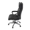 Kancelářské křeslo, houpací mechanismus, černá ekokůže, KA-Y346 BK