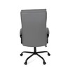 Kancelářské křeslo, houpací mechanismus, šedá ekokůže, KA-Y346 GREY