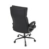 Kancelářské křeslo, houpací mechanismus, černá ekokůže, KA-Y346 BK