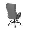 Kancelářské křeslo, houpací mechanismus, šedá ekokůže, KA-Y346 GREY