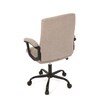 Kancelářské křeslo, houpací mechanismus, hnědá látka, KA-Y391 CRM2