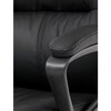 Kancelářské křeslo, houpací mechanismus, černá ekokůže, KA-Y346 BK
