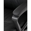 Kancelářské křeslo, houpací mechanismus, černá ekokůže, KA-Y346 BK