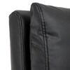 Kancelářské křeslo, houpací mechanismus, černá ekokůže, KA-Y346 BK