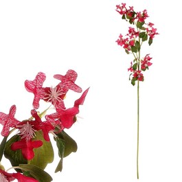 Clematis - umělá řezaná květina, tmavě růžová