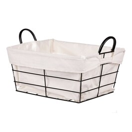 Koš kovový, s látkou.