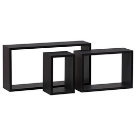 Polička, mdf, černá, P-009 BK