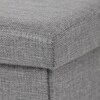Taburet s úložným prostorem, šedá, látka, TAB-461 GREY2