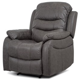 Polohovací křeslo, šedá, látka vintage, TV-4086 GREY