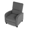 Relaxační křeslo, šedá, manšestrová látka, TV-4011 GREY2