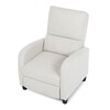 Relaxační křeslo, béžová, manšestrová látka, TV-4011 BGE2