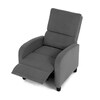 Relaxační křeslo, šedá, manšestrová látka, TV-4011 GREY2