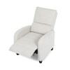 Relaxační křeslo, béžová, manšestrová látka, TV-4011 BGE2