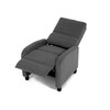 Relaxační křeslo, šedá, manšestrová látka, TV-4011 GREY2
