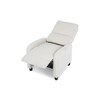 Relaxační křeslo, béžová, manšestrová látka, TV-4011 BGE2