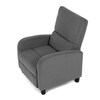 Relaxační křeslo, šedá, manšestrová látka, TV-4011 GREY2