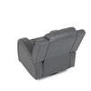 Polohovací křeslo, šedá, látka vintage, TV-4089 GREY