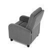 Relaxační křeslo, šedá, manšestrová látka, TV-4011 GREY2