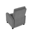 Relaxační křeslo, šedá, manšestrová látka, TV-4011 GREY2
