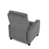 Relaxační křeslo, šedá, manšestrová látka, TV-4011 GREY2