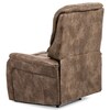 Polohovací křeslo, hnědá, látka vintage, TV-5053 COF3