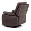Relaxační křeslo, elektrické bezdrátové ovládání, hnědá, látka vintage, TV-4094 BR3