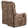 Polohovací křeslo, hnědá, látka vintage, TV-5053 COF3