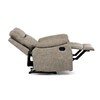 Polohovací křeslo, béžová, látka vintage, TV-4092 LAN3