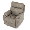 Polohovací křeslo, béžová, látka vintage, TV-4092 LAN3