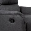 Polohovací křeslo, šedá, látka, TV-5060 GREY2