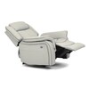 Polohovací křeslo, elektrické zabudované ovládání, béžová, ekokůže, TV-4119 LAN