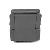 Relaxační křeslo, elektrické bezdrátové ovládání, šedá, látka vintage, TV-4094 GREY3