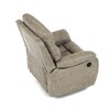 Relaxační křeslo, elektrické bezdrátové ovládání, béžová, látka vintage, TV-4094 LAN3