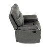 Polohovací křeslo, šedá, látka vintage, TV-4092 GREY3