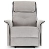 Relaxační křeslo, hnědá, látka, TV-7054 LAN2