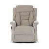 Polohovací křeslo, elektrické kabelové ovládání, béžová, látka, TV-7072 LAN2